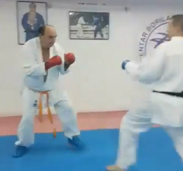 (VIDEO) Bora Drljača kao Karate Kid: Ovako se Stari vuk sprema za Svetsko prvenstvo